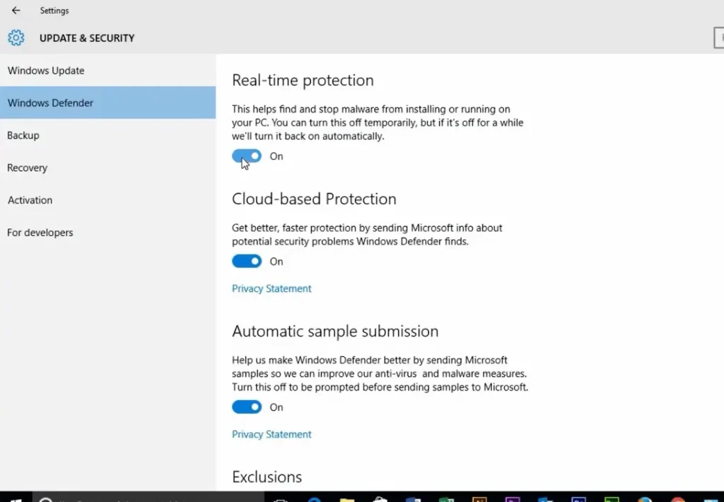 KMSpico Disable Antivirus