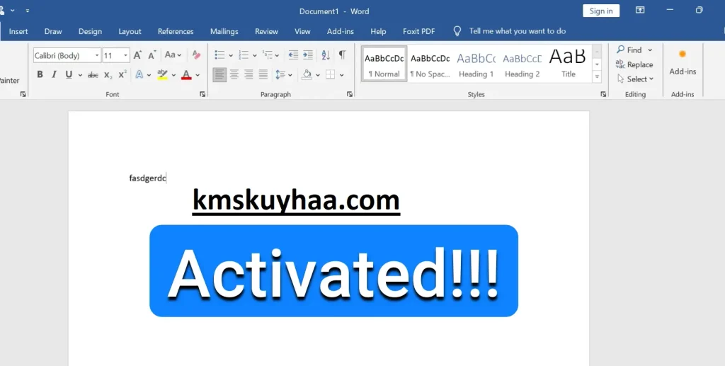 Aktivasi Office 2019