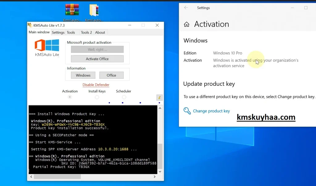 KMSAuto Activate Windows 10