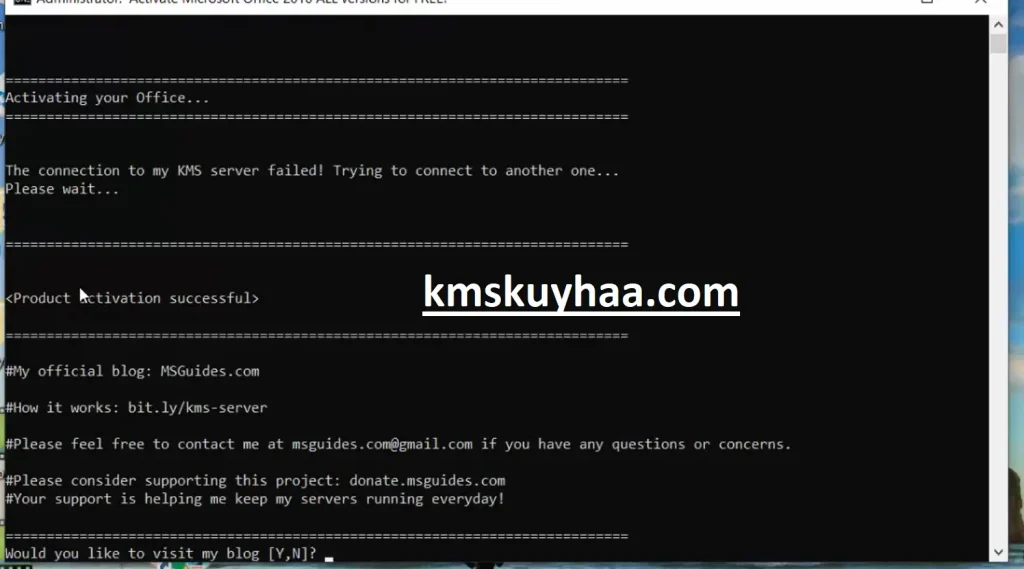 Aktivasi Office 2016 CMD